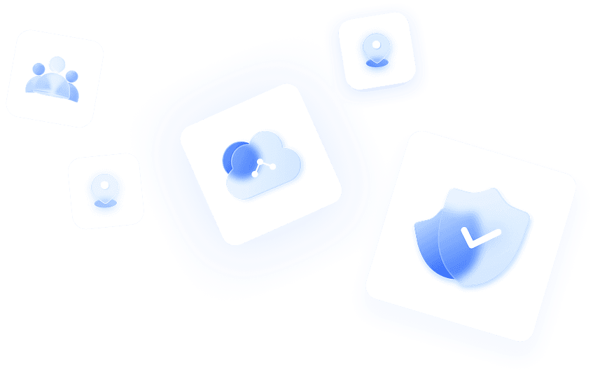 Floating icons